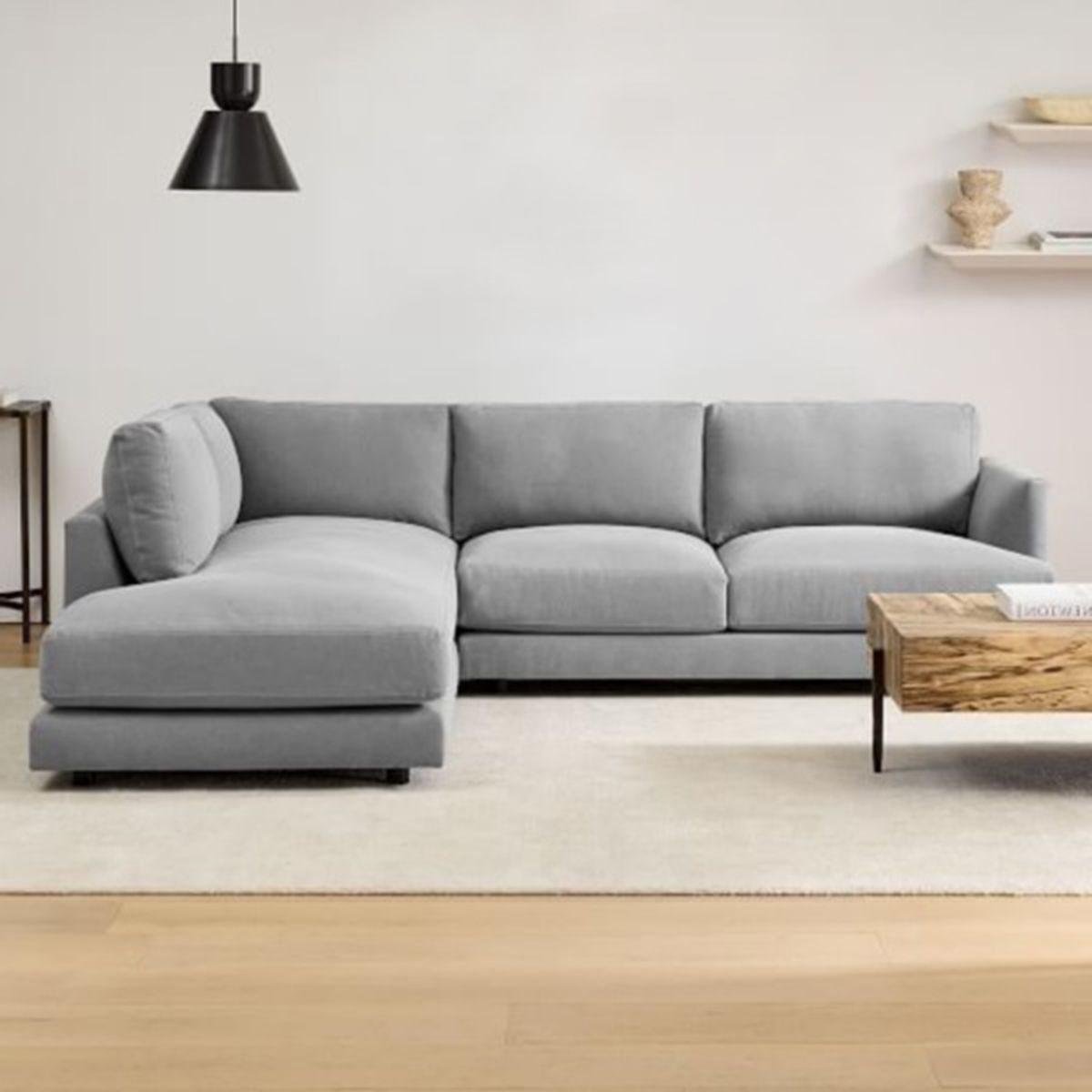 كنبة ركنية يمين قماش 3 مقاعد – L-Shape Right Sofa 3 Seater — صورة 1 من 3